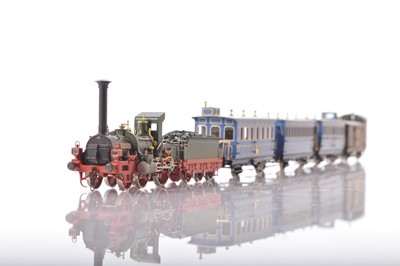 Lot 534 - Trix HO Gauge finely detailed hand made in brass limited production  Train set of the Palatine Railways for the Court of Maximillian II of Bavaria