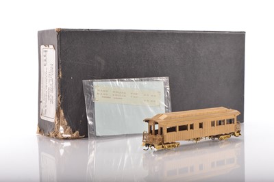 Lot 545 - Hallmark Models Inc  Korea H0n30 Gauge unpainted brass East Broad Top Private Car No 20