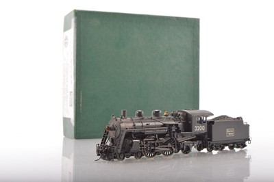 Lot 548 - New England Rail Service Samhongsa Korea HO Gauge Boston and Marine black Class J-1  4-4-2 No 3200 Steam Locomotive and Tender