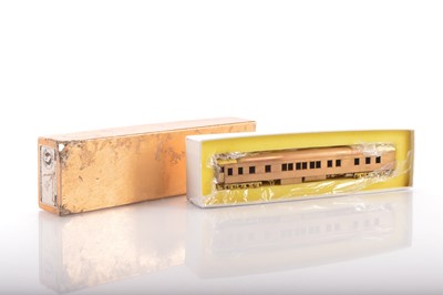 Lot 552 - Oriental Limited Japan HO Gauge Great Northern unpainted brass 1937 Empire Builder - Sleeper Car (1012-1014)