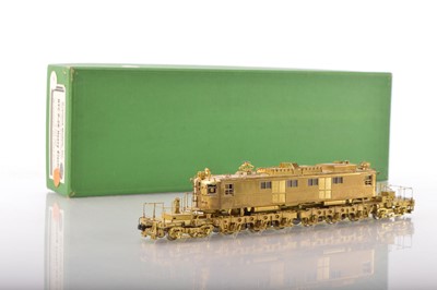 Lot 567 - Overland Models Inc Ajin Precision Korea HO Gauge 223-242 New York Central unpainted brass NYC P2B Heavy Electric 4-6-6-4 Locomotive