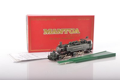 Lot 595 - Mantua Classics American HO Gauge UINTAH Railway Co lined green articulated 2-6-6-2 No 60 Tank Locomotive