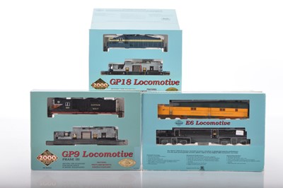 Lot 596 - Life-Like Trains Proto 2000 Series Ltd Ed American HO Gauge Diesel Locomotives (3)