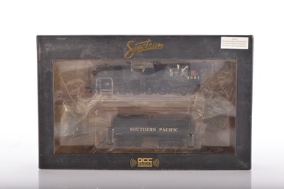 Lot 598 - Bachmann Spectrum American HO Gauge DCC Sound 84204 Southern Pacific black Heavy Mountain 4-8-2 No 4361 Steam Locomotive and 12-wheel bogie Tender