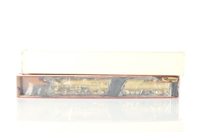 Lot 637 - Rivarossi boxed American HO Gauge 1255 B&O 'Santa Fe'  gold painted plastic simulated brass Class S1 2-10-2 Locomotive and Tender