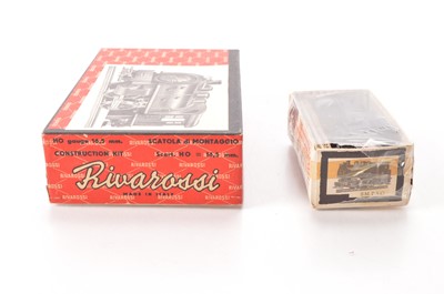 Lot 639 - Rivarossi boxed American HO Gauge unmade kit B&O Class  SM 0-4-0 Saddle Tank Locomotive and simpler kitbuilt version (2)