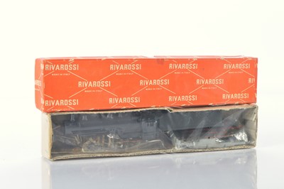 Lot 642 - Rivarossi boxed American HO Gauge unmade kit black SM L SP/R Steam Locomotive and Tender