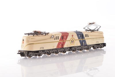 Lot 660 - Rivarossi 1504 for AHM 5160-H unboxed American HO Gauge Pennsylvania Conrail 1776-1976 white blue and red Commemorative GG1 4-6-6-4 Electric Locomotive