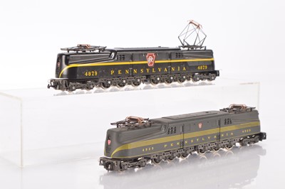 Lot 661 - Pair of Rivarossi 4929 and 4879 for AHM unboxed American HO Gauge Pennsylvania  GG1 4-6-6-4 Electric Locomotives