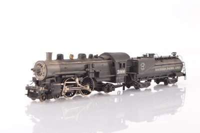 Lot 662 - Early Rivarossi unboxed American HO Gauge plastic and metal Southern Pacific Lines black Atlantic 4-4-2 No 3000 Steam Locomotive and Tender