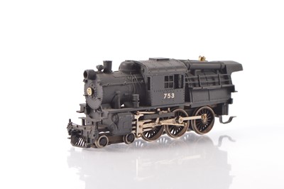 Lot 673 - New One Models Japan unboxed American HO Gauge Camelback No 753 4-6-0 brass Steam Locomotive without Tender