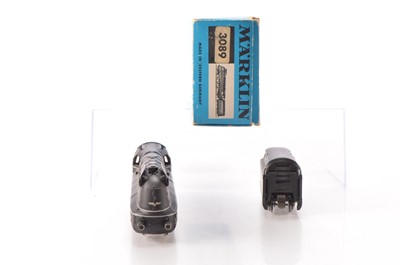 Lot 696 - A boxed vintage Marklin HO Gauge 3-rail German (DR) Streamlined 4-6-2 Locomotive and Tender