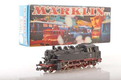 Lot 706 - A boxed Marklin HO Gauge 3-rail German (DB) 2-8-2 Tank Locomotive