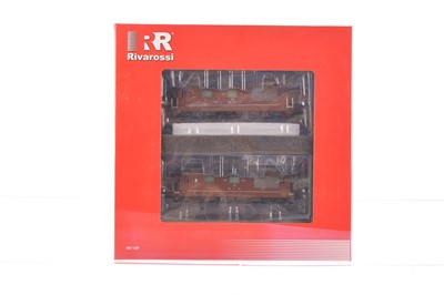 Lot 733 - Rivarossi (Hornby) HO Gauge HR2100 Swiss BLS and BN Twin Electric Locomotive Set