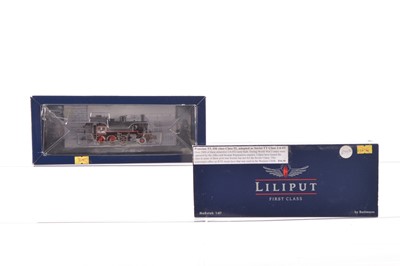 Lot 734 - Liliput (Bachmann) HO Gauge L109108 Prussian T9 DR Class BR91 2-6-0T Tank engine repainted in Western USSR lined black Livery