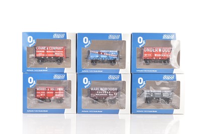 Lot 756 - Dapol for Tower Models 0 Gauge modern Issue group of Limited edition Private owner open wagons (6)