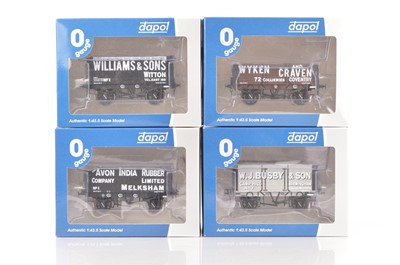 Lot 757 - Dapol for Tower Models 0 Gauge modern Issue group of Limited edition Private owner open wagons (4)