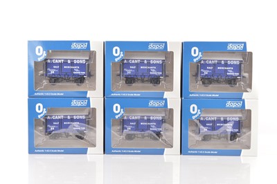 Lot 758 - Dapol for Tower Models 0 Gauge modern Issue group of Limited edition 'A Cant' Salt Vans (6)