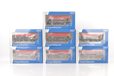 Lot 760 - Dapol 0 Gauge Modern issue group of HEA Railfreight Red/Grey Coal Hoppers (8)