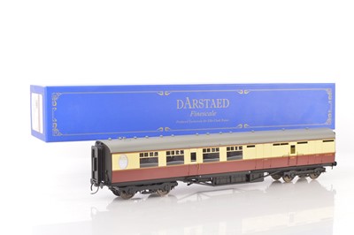 Lot 781 - Darstaed for Ellis Clarke 0 Gauge modern issue Thompson BR Crimson & Cream Passenger coach