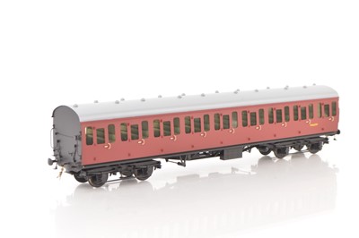 Lot 788 - Sancheng 0 Gauge Modern issue SBB maroon Suburban Brake end Coach