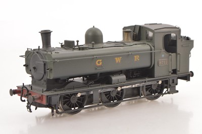 Lot 789 - Sancheng for Tower Models 0 Gauge Modern issue 0-6-0 GWR weathered green Pannier Tank Loco