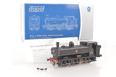 Lot 808 - Dapol 0 Gauge Modern issue Ref: S7-007-001 0-6-0 BR Black 0-6-0 Pannier Tank Loco