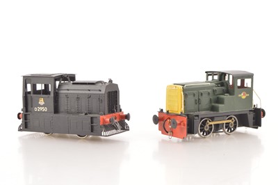 Lot 843 - Kit & Scratch built Finescale 0 Gauge pair of Industrial Diesel Locomotives (2)