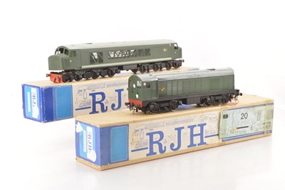 Lot 848 - RJH Part Kitbuilt 0 Gauge pair of Finescale Diesel Locomotives (2)