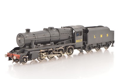 Lot 853 - Unknown make commercially built 0 Gauge Finescale 2-8-0 Loco & Tender LMS black