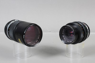 Lot 454 - Two Olympus OM Lenses