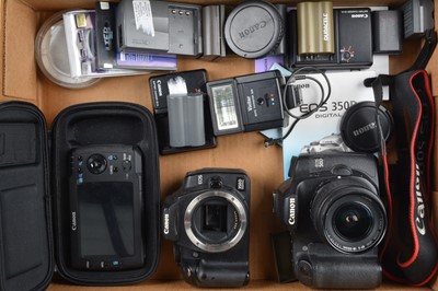 Lot 483 - Two Canon EOS DSLR Cameras