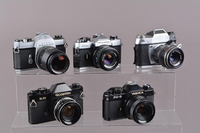 Lot 499 - Five SLR Cameras