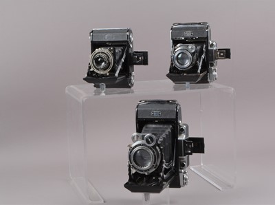 Lot 510 - Three Zeiss Ikon Folding Cameras