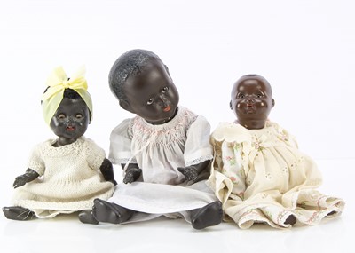 Lot 212 - A Hugo Wiegand black character baby
