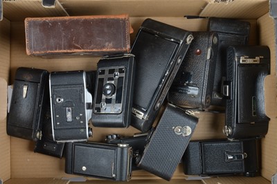 Lot 513 - A Tray of Folding Cameras