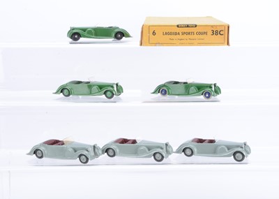 Lot 11 - A Dinky Toys 38c Lagonda Sports Coupe Trade Box