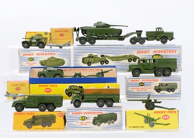 Lot 28 - Boxed Military Dinky Toys