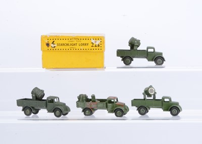 Lot 33 - A Pre-War Dinky Toys 22s Searchlight Lorry Trade Box A2309