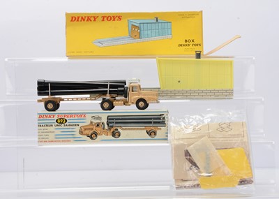 Lot 43 - French Dinky Toys 893 Unic Sahara Pipe Transporter