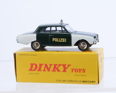 Lot 44 - A Rare French Dinky Toys 551 Ford Taunus 17M Police Car