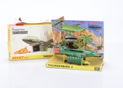 Lot 45 - A Dinky Toys 101 Thunderbirds 2 & 4