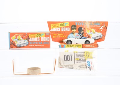 Lot 48 - A Corgi Toys 336 James Bond 'You Only Live Twice' Toyota 2000 GT