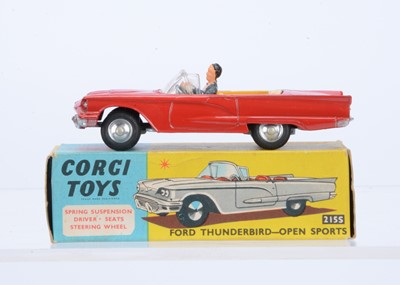 Lot 61 - A Corgi Toys 215S Ford Thunderbird Open Sports