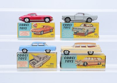 Lot 62 - American Cars by Corgi Toys