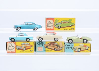 Lot 63 - British Cars by Corgi Toys