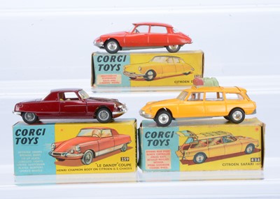 Lot 64 - Corgi Toy Citroen's