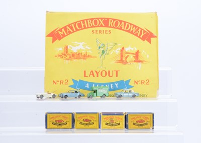 Lot 91 - Four Boxed Matchbox Lesney Models From The 1-75 Regular Wheel Range