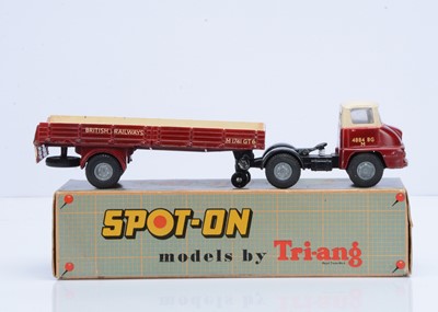 Lot 129 - A Boxed Tri-ang Spot-On No.111A/1 Ford Thames Trader Articulated Flat Float With Sides