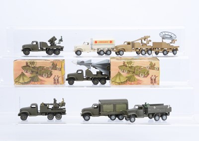 Lot 134 - FJ France Jouet GMC Military Vehicles